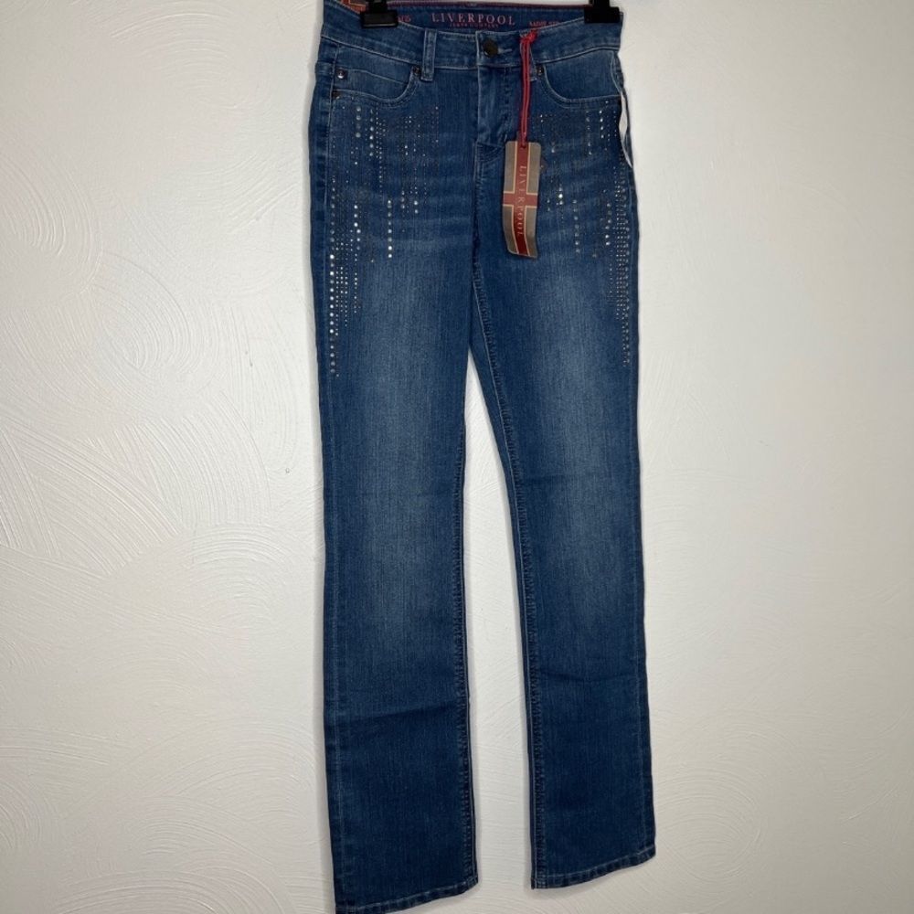NWT Liverpool Sadie straight‎ jeans 0